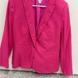 J. Crew Vibrant Fuchsia Blazer